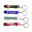 Skateboard shape bottle opener keychain