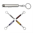 Dual function laser pointer and LED flashlight  keychain
