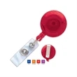 Translucent Plastic Clip-On Badge Reel