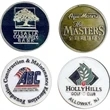 Die Struck Golf Ball Marker with Soft Enamel Color Fill