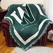 Custom 2-Layer CottonWeave™ Throw Blanket, USA-made. XL.