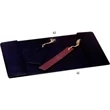 Leather covered desk blotter