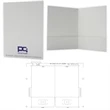 9" x 12" One Color Presentation folder