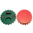 Jumbo size bottle cap magnetic opener