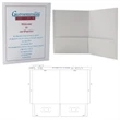 Two Color, Reinforced, Two-Pocket Folder