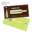 Plastic Card Keytag - Manufactured in the USA