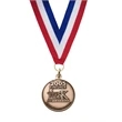1-1/2" Medal on neckribbon