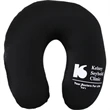 Black Curved Neck Pillow