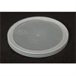 Reusable translucent NON-strawcut lid - 16/22 oz