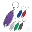 Mini oval flashlight with key ring