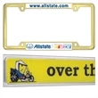 Brass 18 kt Gold Finish Zinc License Plate Frame