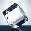 Beveled diamond cube award
