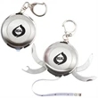 Stainless steel key ring multi-tool with light, tape measure