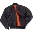 Made in USA Nylon Satin Flite Jacket with Quilt Lining