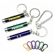 Dual function laser pointer and LED flashlight  keychain