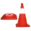 Folding Safety Cone with reflective stripe