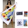 Economy Plus White Velour Beach Towel