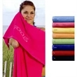 Economy Plus Brights Colored Velour Beach Towel