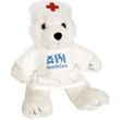 8" Nurse Bear with one color imprint