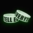 1" Inch Glow In The Dark Silicone Wristbands