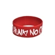 Custom Printed Solid Silicone Wristbands