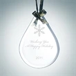 Beveled Rain Drop Shape Ornament