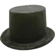 Velvet top hat - Black