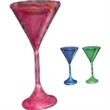 7" Flashing martini glass - 8 oz