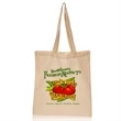 Color Splash natural full color cotton tote bag