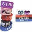 Silicone Slap Bracelet (Adult)