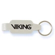 White Bottle Opener Key Ring