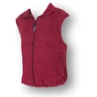 Polar fleece vest with bungee cord