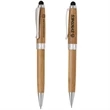 Eco VI Stylus Tool with Bamboo Ballpoint Pen and Pencil Set
