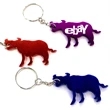 Cow shape bottle opener key chain