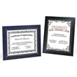 Deluxe Wrapped Edge Certificate Frame for 8.5"x11"