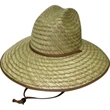 Mat Straw Lifeguard Hat