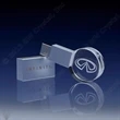 Circular Crystal Flash Drive - 8GB