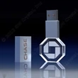 Octagon Crystal Flash Drive - 8GB