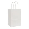 White Kraft Shopping Bag (6.5" x 3.5" x 12.375")