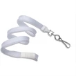 White Flat Blank Lanyard Swivel Hook & Breakaway