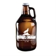 64 oz Amber Growler Jar