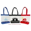 Basic Clear Stadium Security Zipper Tote