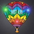 Rainbow Hot Air Balloon Body Light Blinkie