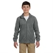 Harriton Youth 8 oz Full Zip Fleece