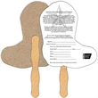Boot Recycled Hand Fan