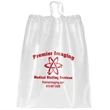 9 1/2W x 12H Poly-Draw Bag - Flexo Ink Print