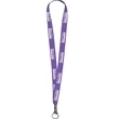 Purple Polyester Lanyard 5/8" x 36"