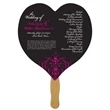 Heart Hand Fan Full Color
