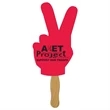 Peace Sign Hand Fan